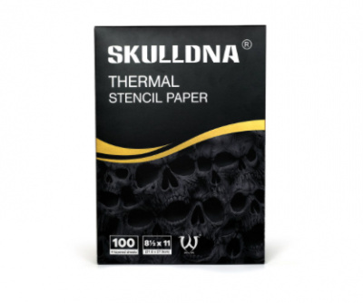 Трансферная бумага Бумага трансферная для машинного перевода A4 - AVA SKULLDNA Thermal Ctencil Paper (8.5 X 11') 100 листов – цена, описание и отзывы — фото