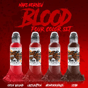 Сеты пигментов World Famous Ink MAK'S BLOOD COLOR SET – цена, описание и отзывы — фото
