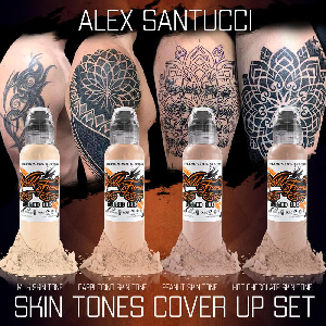 Сеты пигментов World Famous Ink ALEX SANTUCCI COVER-UP SET – цена, описание и отзывы — фото