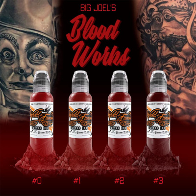 Сеты пигментов World Famous Ink BIG JOEL'S BLOOD WORKS SET – цена, описание и отзывы — фото