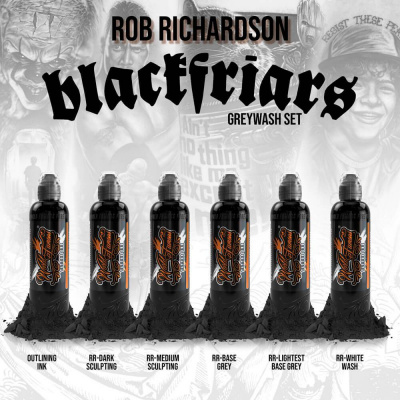 Сеты пигментов World Famous Ink ROB RICHARDSON BLACKFRIARS GREYWASH SET – цена, описание и отзывы — фото
