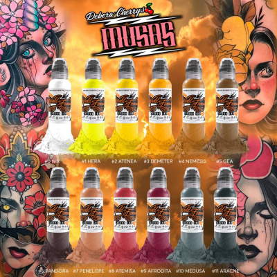 Сеты пигментов World Famous Ink DEBORA CHERRYS MUSAS INK SET – цена, описание и отзывы — фото