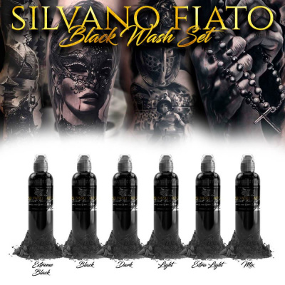 Сеты пигментов World Famous Ink SILVANO FIATO BLACK WASH SET – цена, описание и отзывы — фото