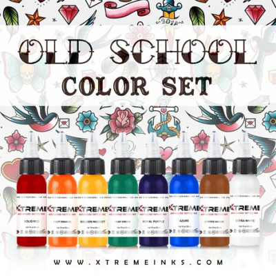 Сеты пигментов Набор красок Xtreme Ink Old School Color Set – цена, описание и отзывы — фото