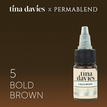 Пигмент для татуажа Perma Blend Tina Davies 'I Love INK' 5 Bold Brown – цена, описание и отзывы — фото
