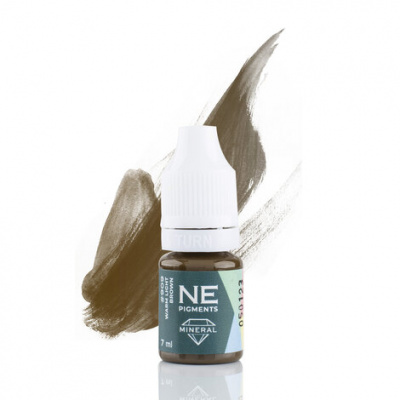 Пигмент для татуажа Пигмент NE PIGMENTS Русый теплый #909 минерал – цена, описание и отзывы — фото