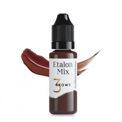 Пигмент для татуажа Пигмент Etalon Mix Микс №3 Коньяк / Cognac – цена, описание и отзывы — фото