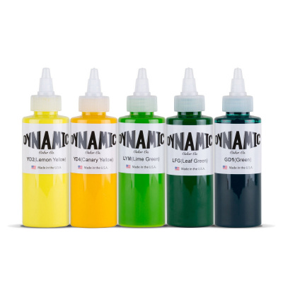 Сеты пигментов Dynamic Tattoo Ink Jungle Color Set – цена, описание и отзывы — фото
