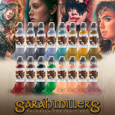 Сеты пигментов World Famous Ink Sarah Miller's Valhalla Portrait Set – цена, описание и отзывы — фото