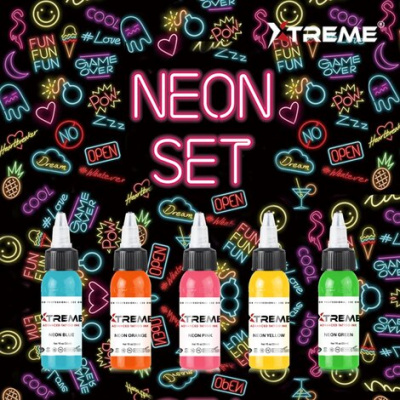 Сеты пигментов Набор красок Xtreme Ink Neon Set – цена, описание и отзывы — фото